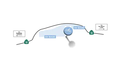 Snow Valley parking lot map