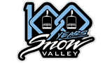 special 24/25 100 year anniversary logo for Snow Valley