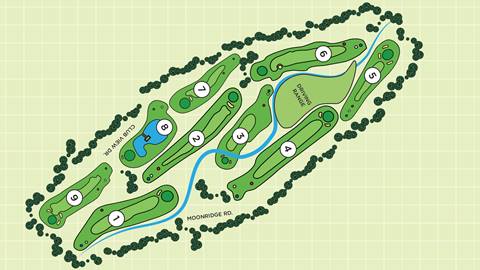 Bear Mountain Golf Course Map