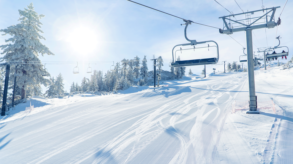 Snowy view of The EDGE at Snow Valley