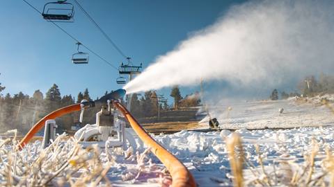 The production of artificial snow